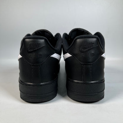 Air Force 1 Supreme Black White (2025) Size 9 USED s22194