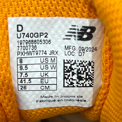 New Balance 740 Concepts Saignee Size 8 NEW s15553