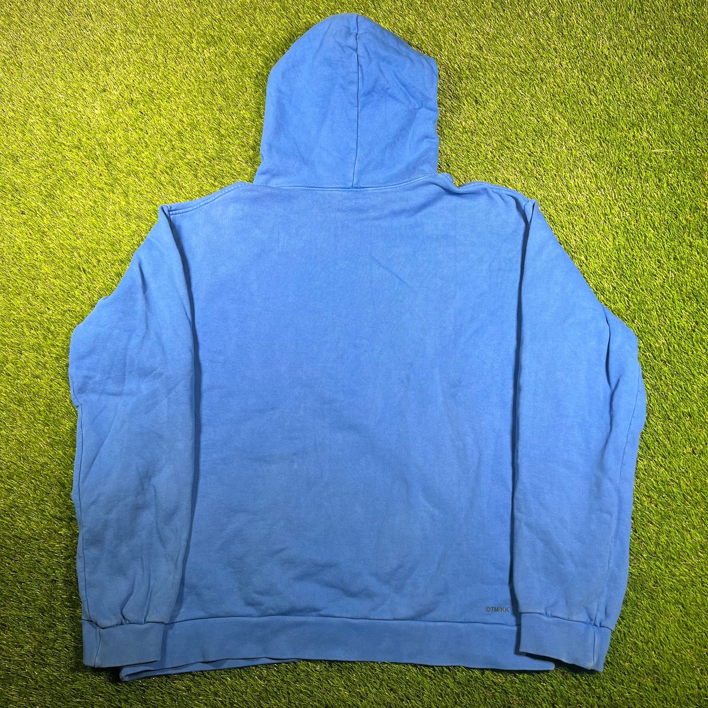 J Balvin Takashi Murakami Flower Hoodie Blue (2020) Size XL USED x15811