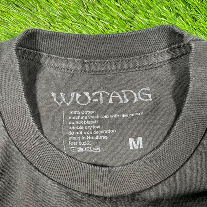 2018 Wu Tang 36 Chambers Album Cover Black Tee Size Medium USED v17170