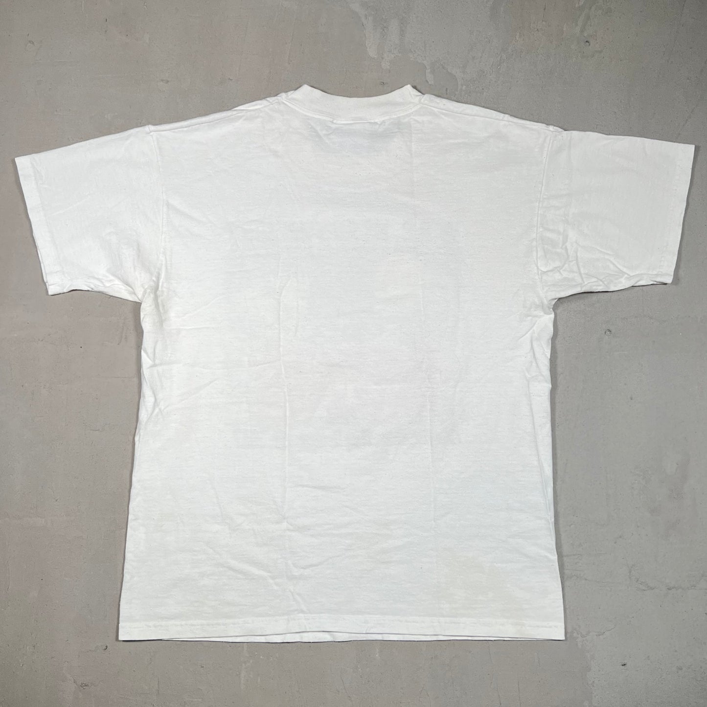 1997 W.B.C Heavyweight Championship Lewis Vs Golota White Tee Size Large USED v19525