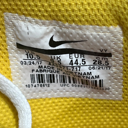 Nike SB Air Force 2 Low Supreme Yellow (2017) Size 10.5 USED s21172