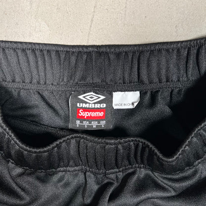 Supreme Umbro Rip Off Black Sweatpants Size Small USED x17560