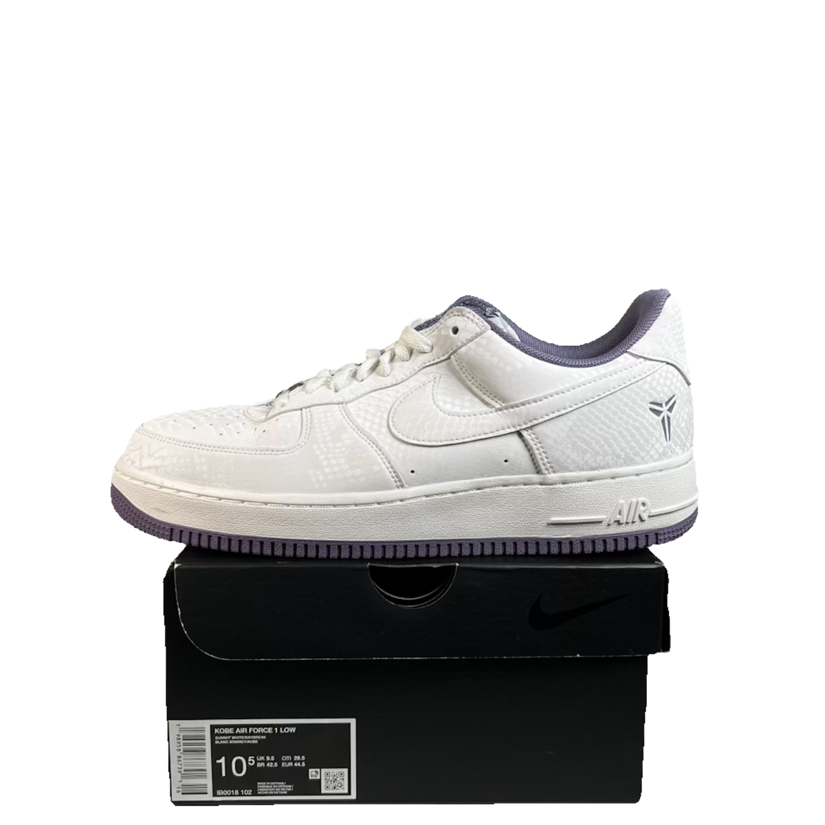 Nike Air Force 1 Low Kobe Bryant Forever White (2026) Size 10.5 USED s23487