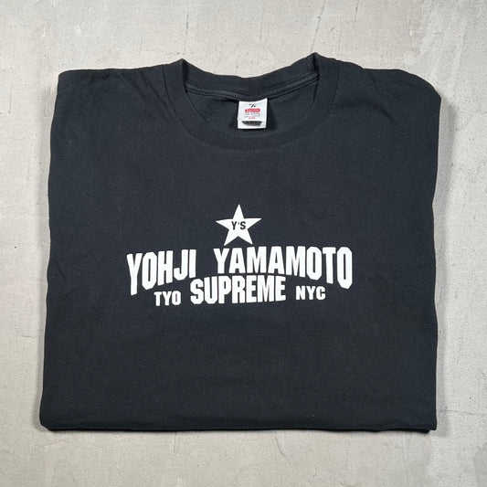 Supreme Y's by Yohji Yamamoto Star Tee Black (2025) Size XXL USED x17324