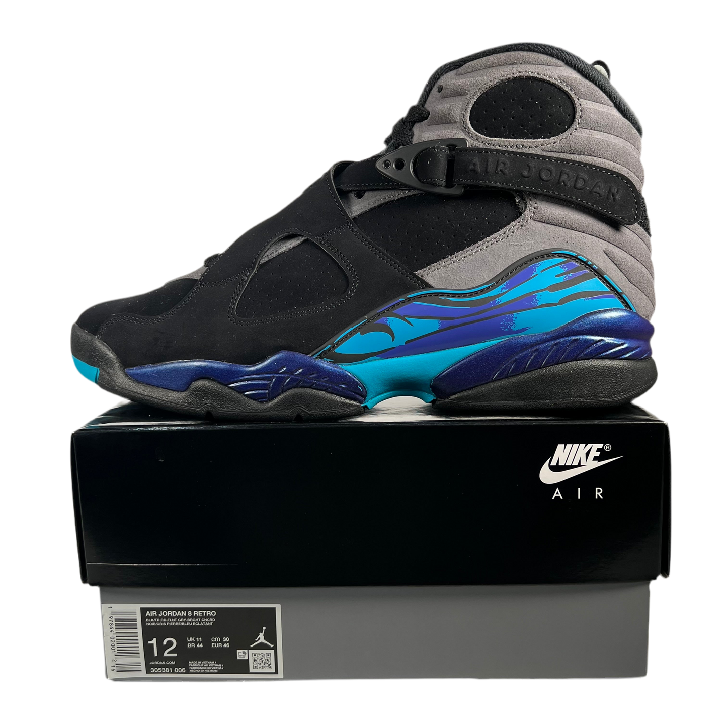 Jordan 8 Aqua 2025 Size 12 NEW s17482