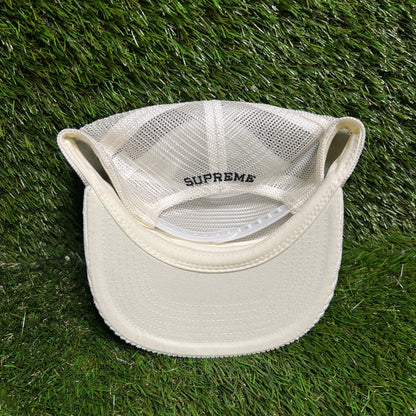 Supreme x Dickies White Corduroy Trucker Hat NEW x14192