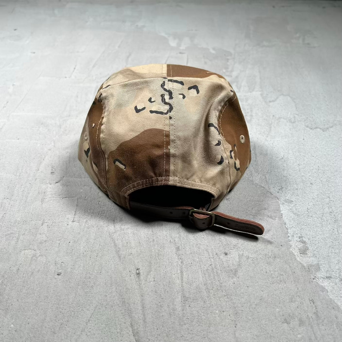 Supreme Camp Cap Desert Camo USED x18419