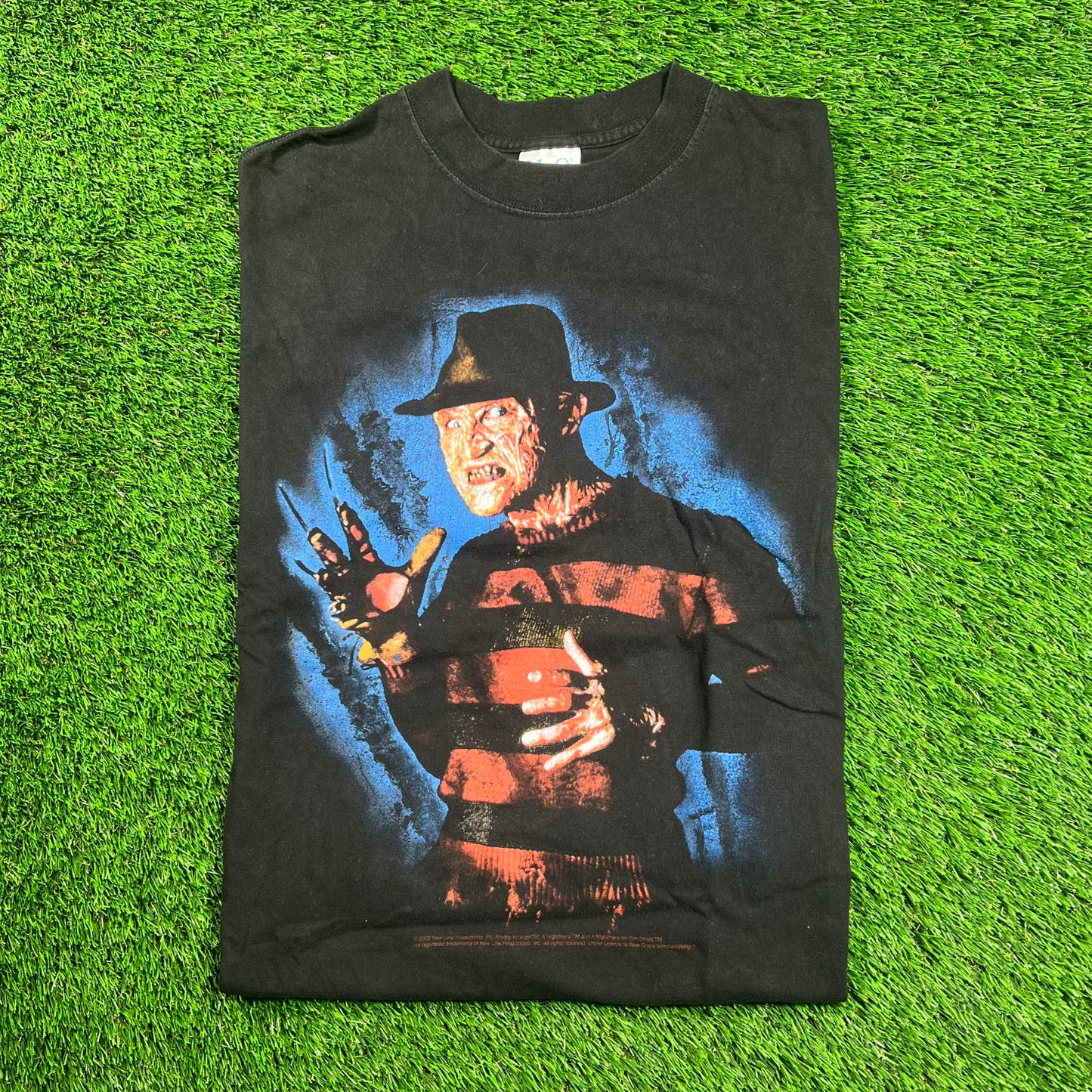 2002 Freddy Kreuger Black Tee Size Medium USED v18460