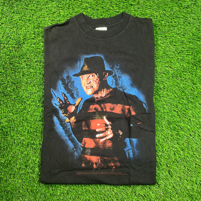 2002 Freddy Kreuger Black Tee Size Medium USED v18460