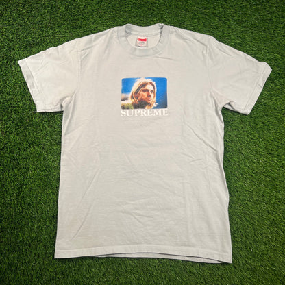 Supreme Pale Blue Kurt Cobain Tee (2023) Size Small USED x16232