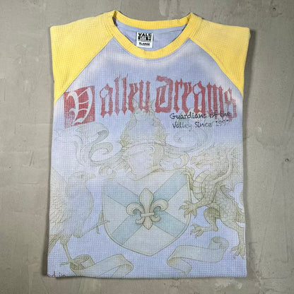 Vale Crest Thermal Purple/Yellow Longsleeve Size XL USED x18553