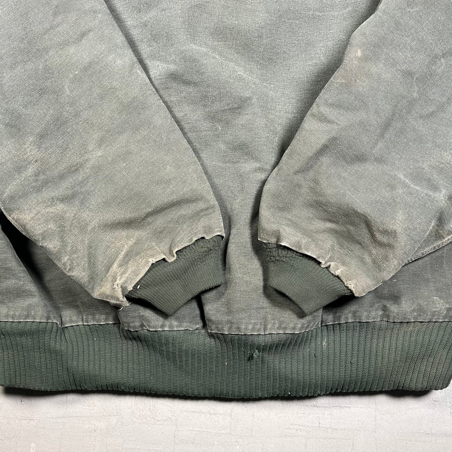 Y2K Carhartt Green Workwear Zip Up Jacket Size XL USED v19219