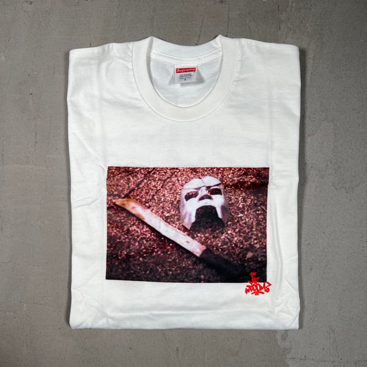 Supreme MF Doom Tee White (2023) Size Small NEW x17288
