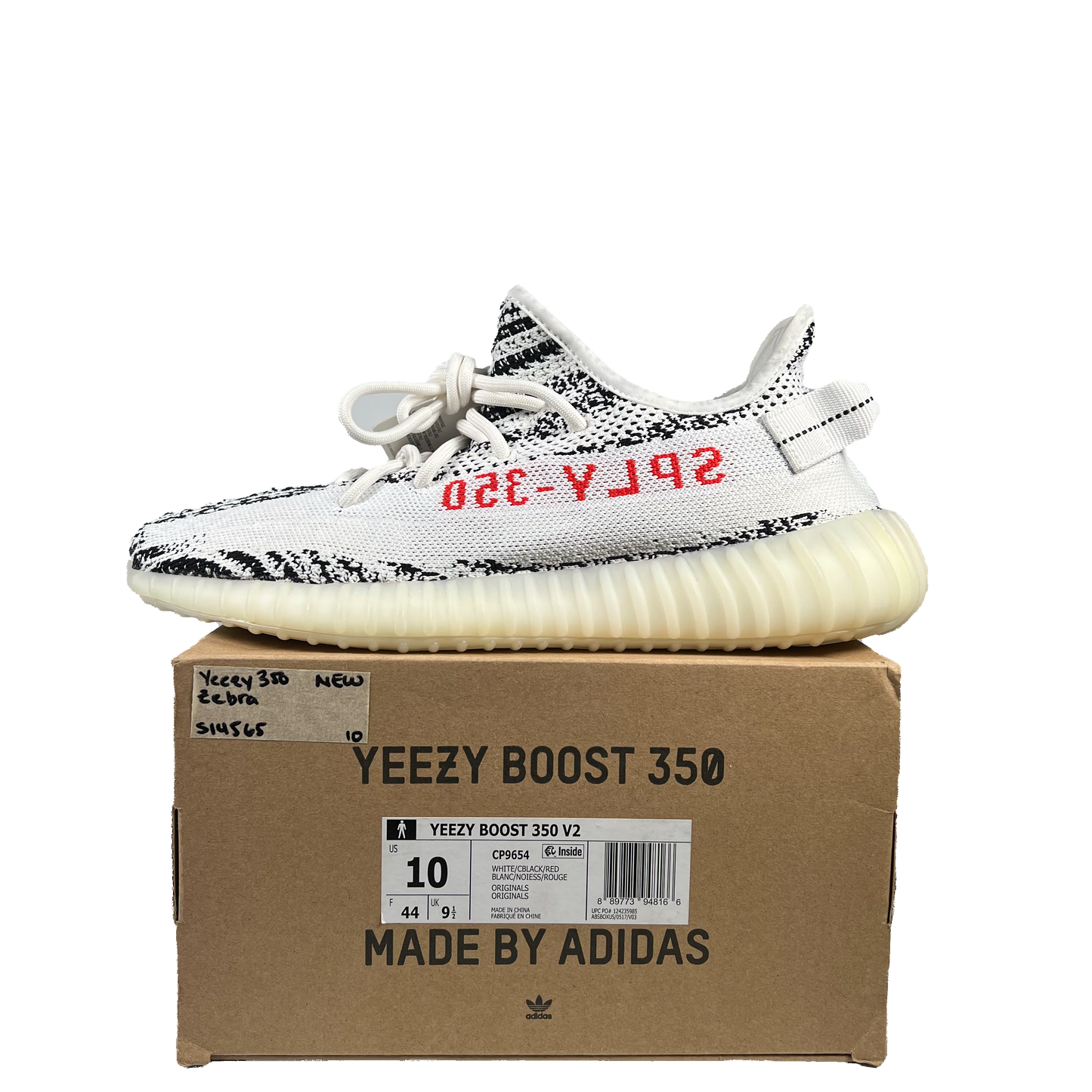 Yeezy Boost 350 V2 Zebra Size 10 NEW s14565