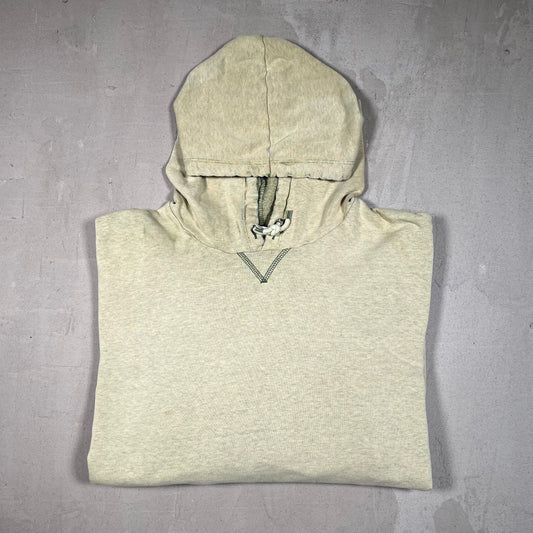 Nike Acid Green Center Swoosh Pocket Hoodie Size XXL USED v19093