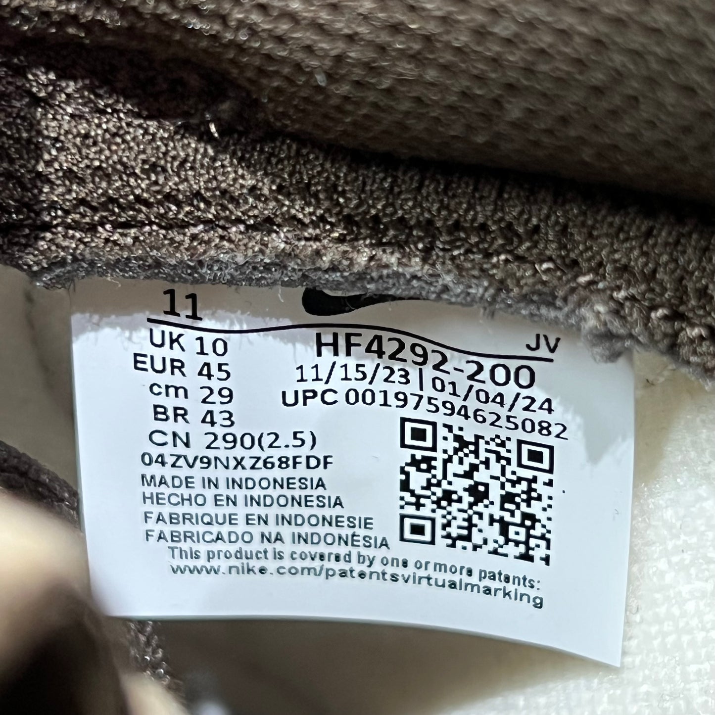 Nike Dunk Low Next Nature Baroque Brown (2024) Size 11 USED s19588