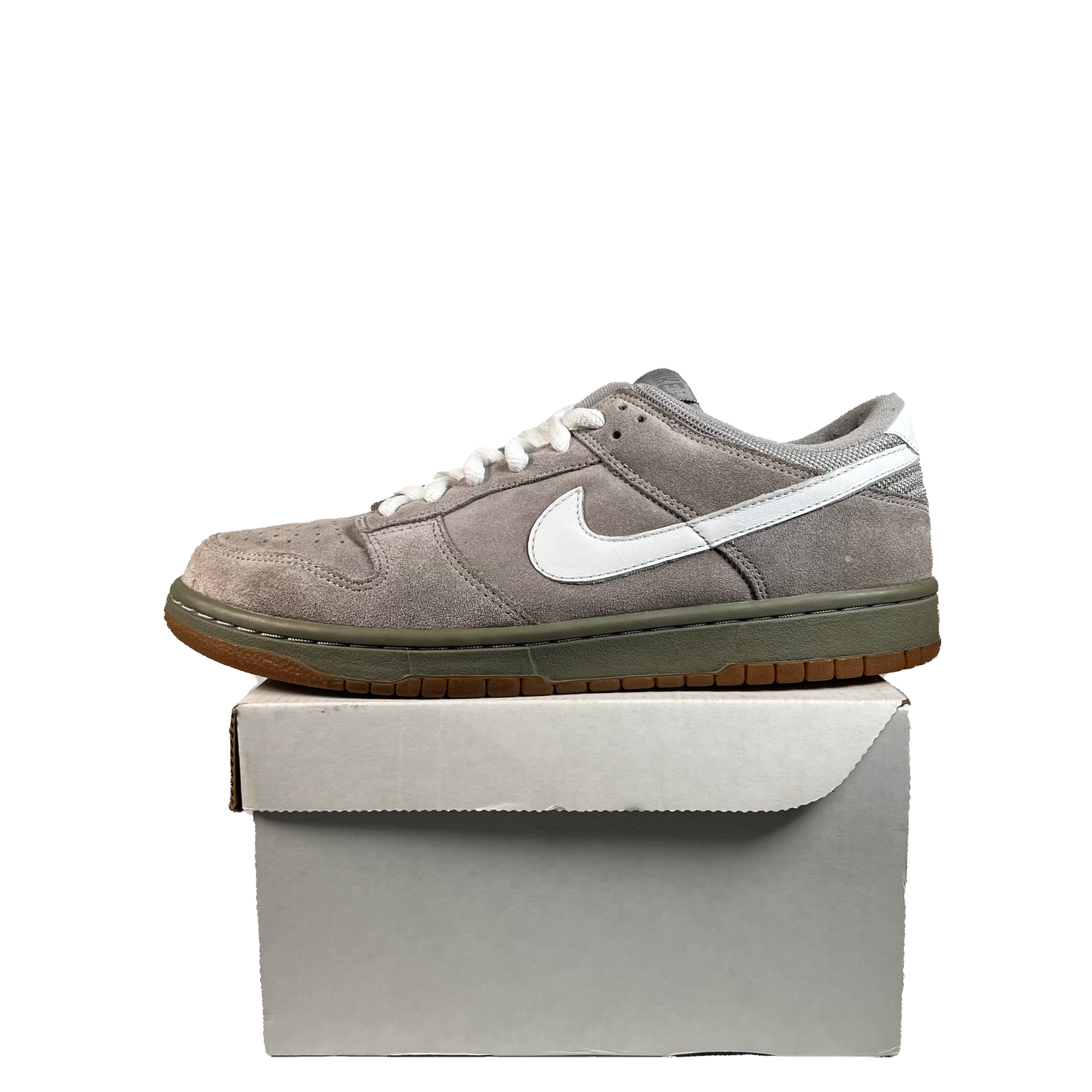 Nike Dunk Low Grey Suede (2005) Size 9.5 USED s21941