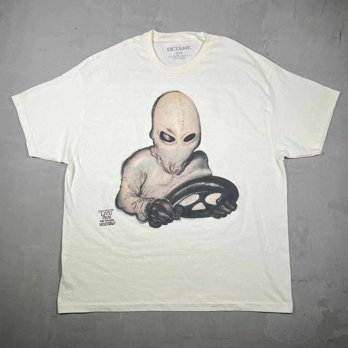 Don Toliver Octane Tour Live From Mountain Off White Tee Size XXL USED x18698