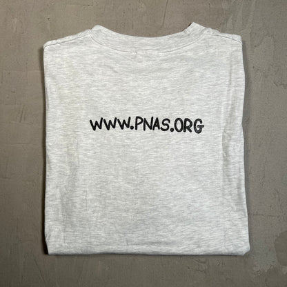 1990s Albert Einstein Pnas Grey Tee Size XL USED v19557