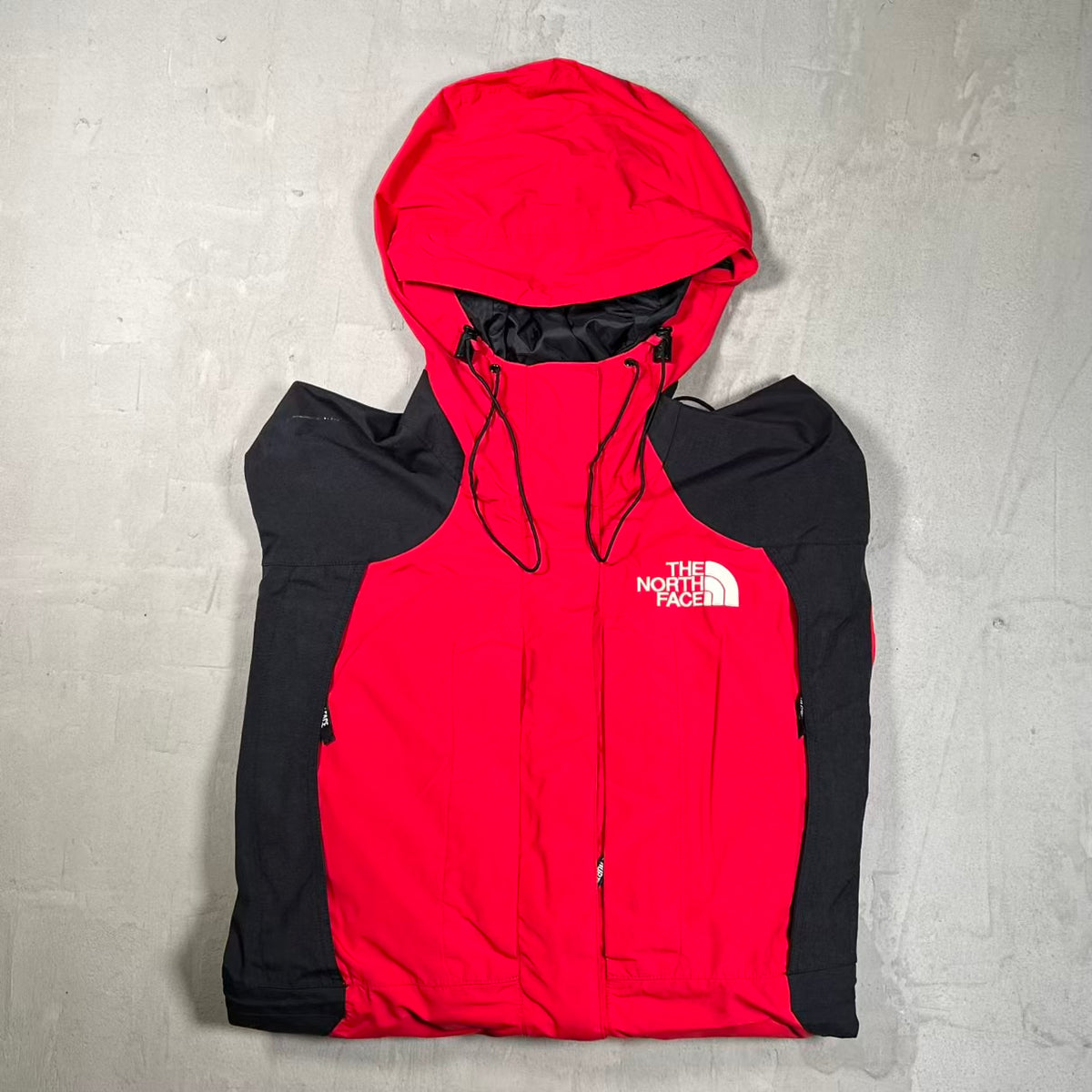 Y2K North Face Summit Series Gore Tex Red Zip Up Jacket Size Large USED v20344