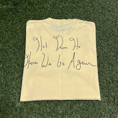 Supreme Lil' Kim Yellow Portrait Tee Size Small USED x14086