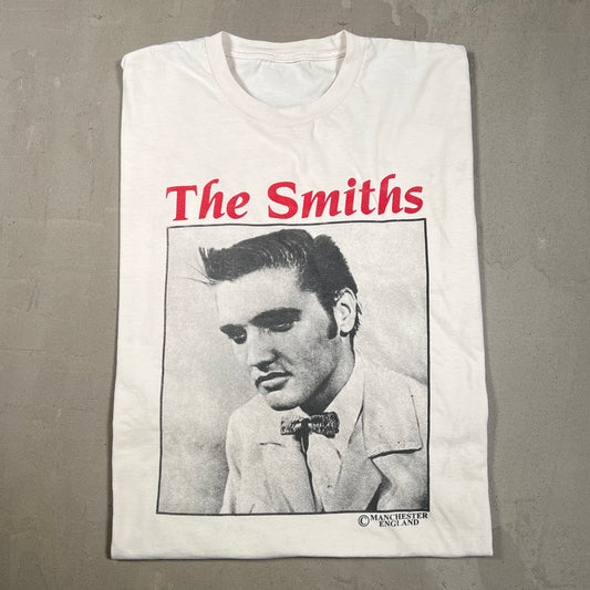 Y2K The Smiths White "Elvis" Tee Size Large USED v18956