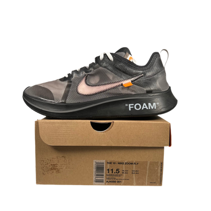 Nike x Off-White Zoom Fly Black (2018) Size 11.5 USED s18041