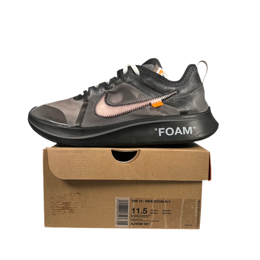 Nike x Off-White Zoom Fly Black (2018) Size 11.5 USED s18041