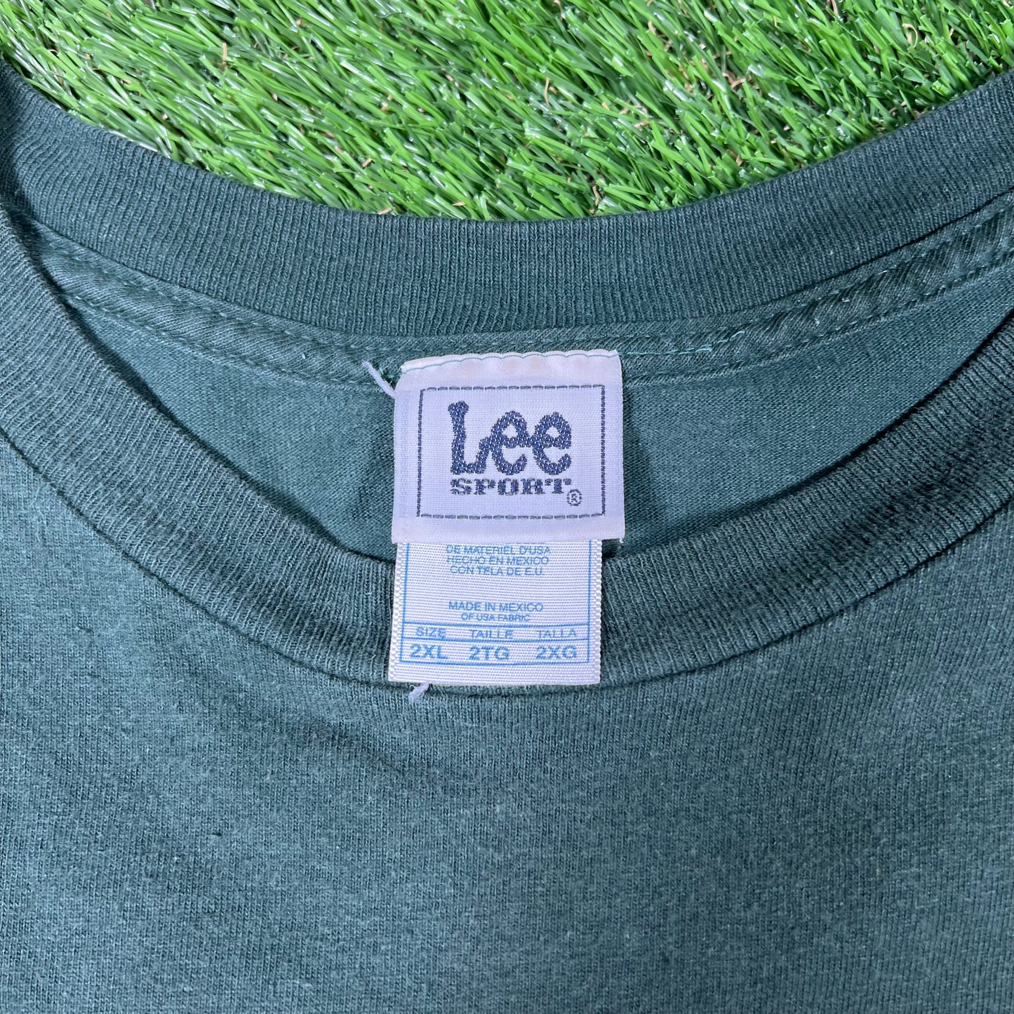 Y2K New York Mets "100% Irish" Green Tee Size XXL USED v16904