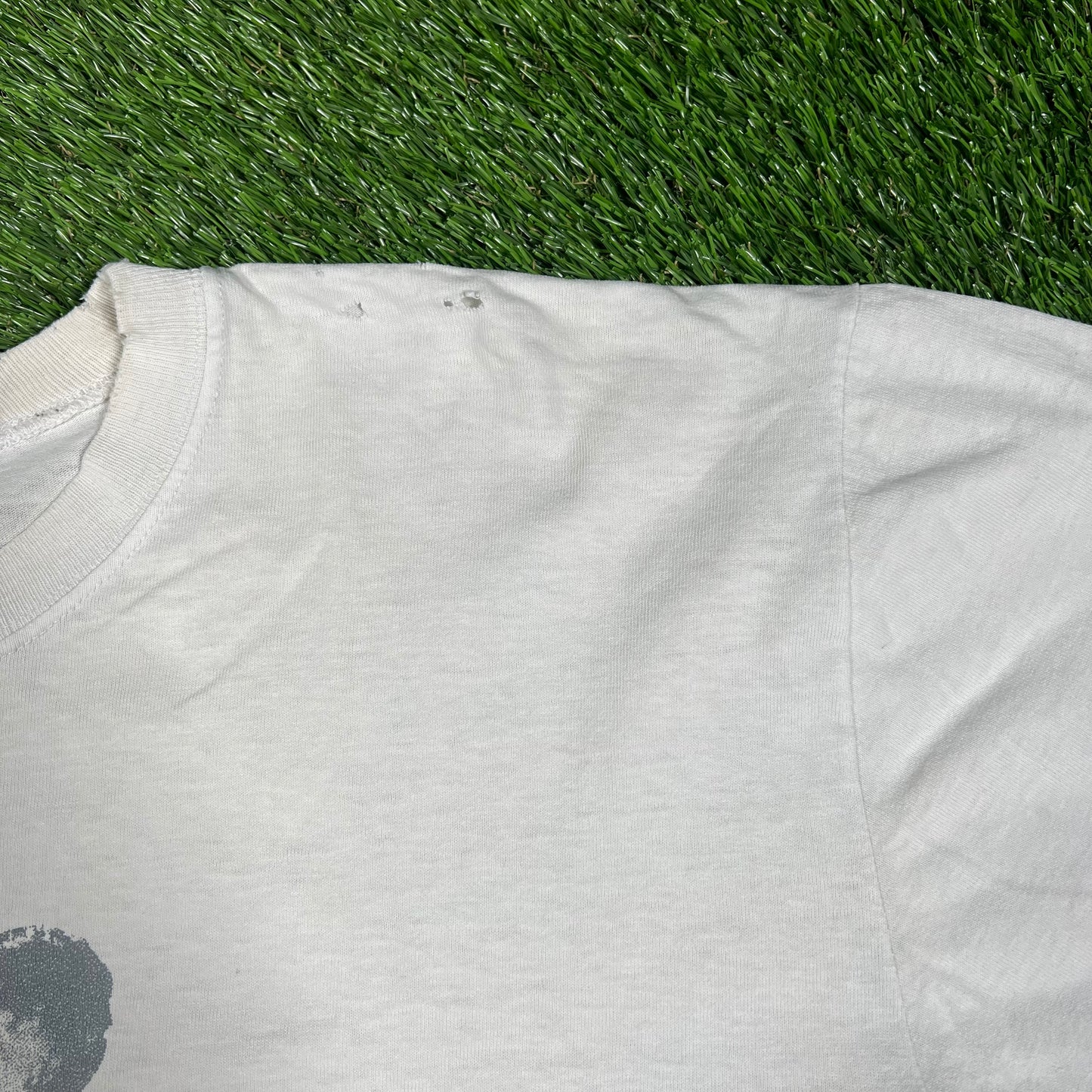 1990s Cleveland State Wrestling White Tee Size Large USED v17341