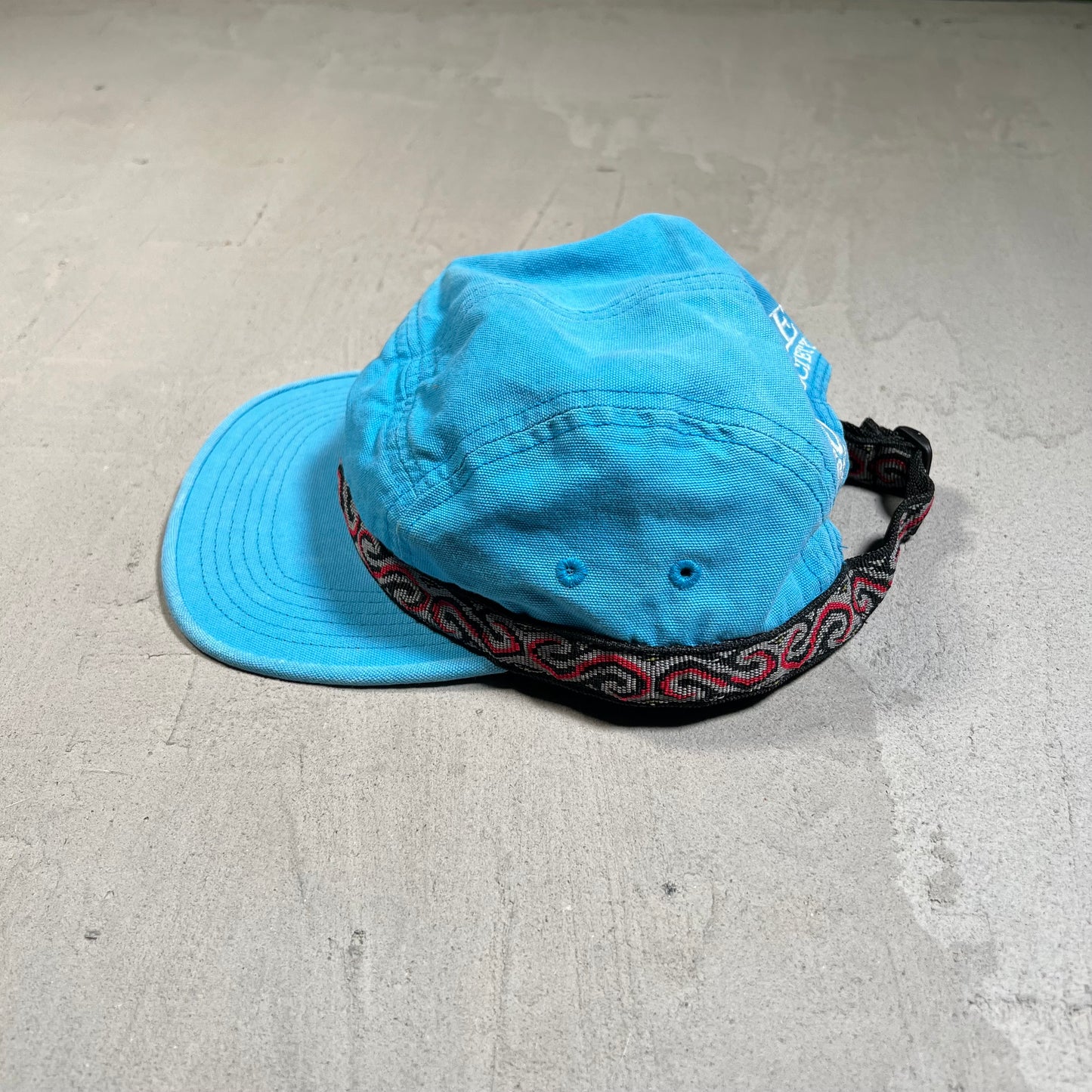 Supremme Wildlife Society Taping Teal Hat USED x17624