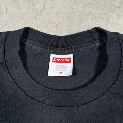 Supreme Motion Logo Black Tee (2023) Size Medium USED x18934