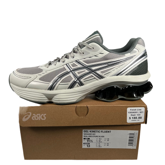 Asics Gel-Kinetic Fluent Seal Grey Pure Silver (2025) SIZE 11.5 USED s17811