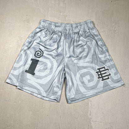 Eric Emanuel x Interscope Records EE Basic/Core Short Grey Size XL USED x17463