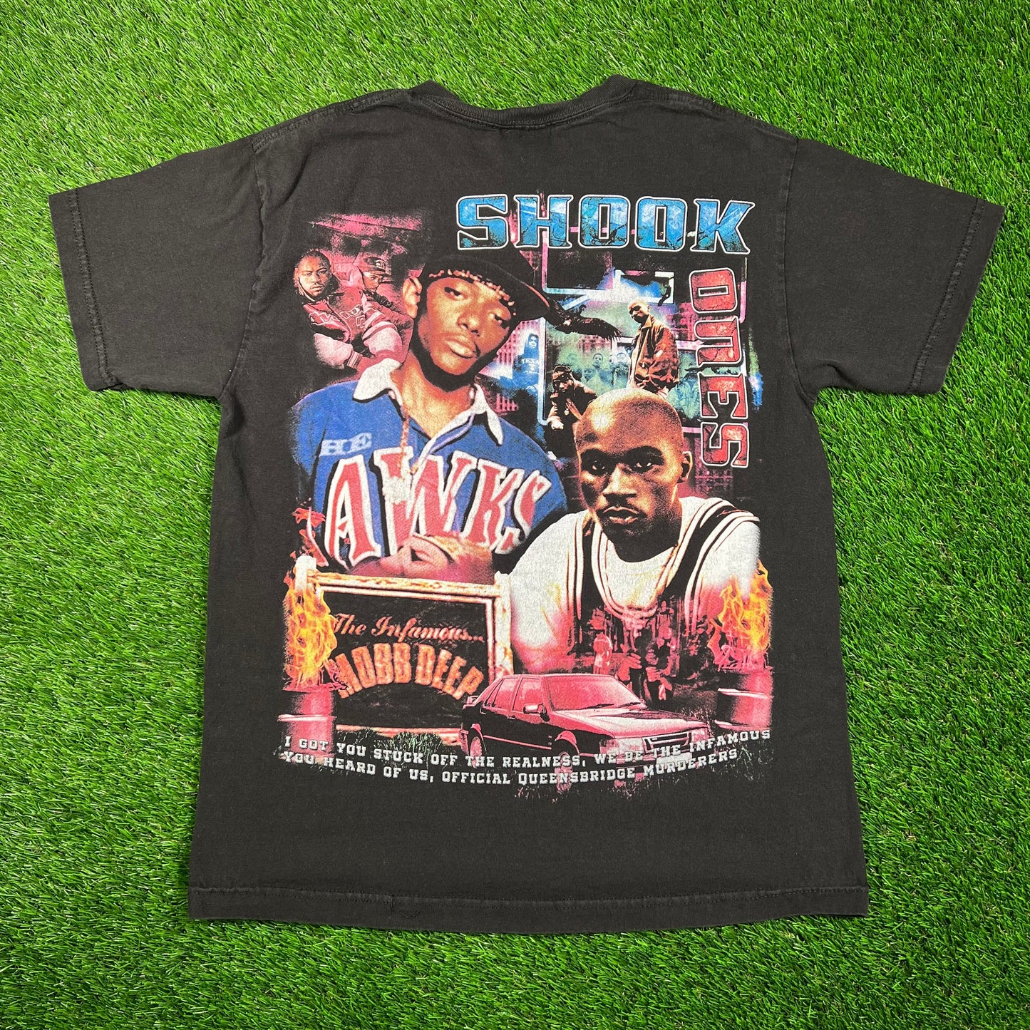 Dbruze Mobb Deep AOP Rap Tee Size Medium USED v18777