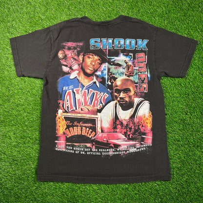 Dbruze Mobb Deep AOP Rap Tee Size Medium USED v18777