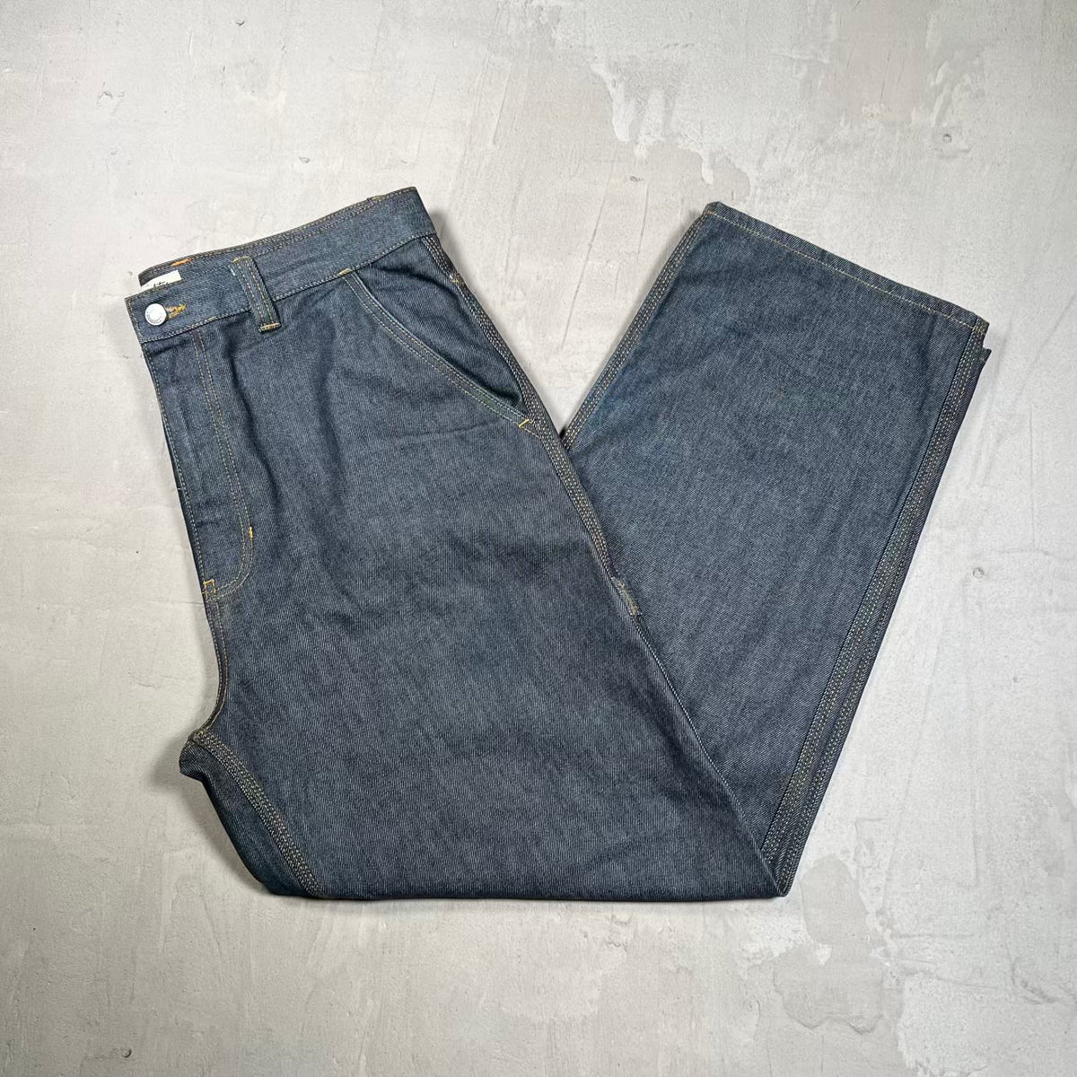 Stussy WorkGear Raw Denim Carpenter Pants Size 34 USED x18763