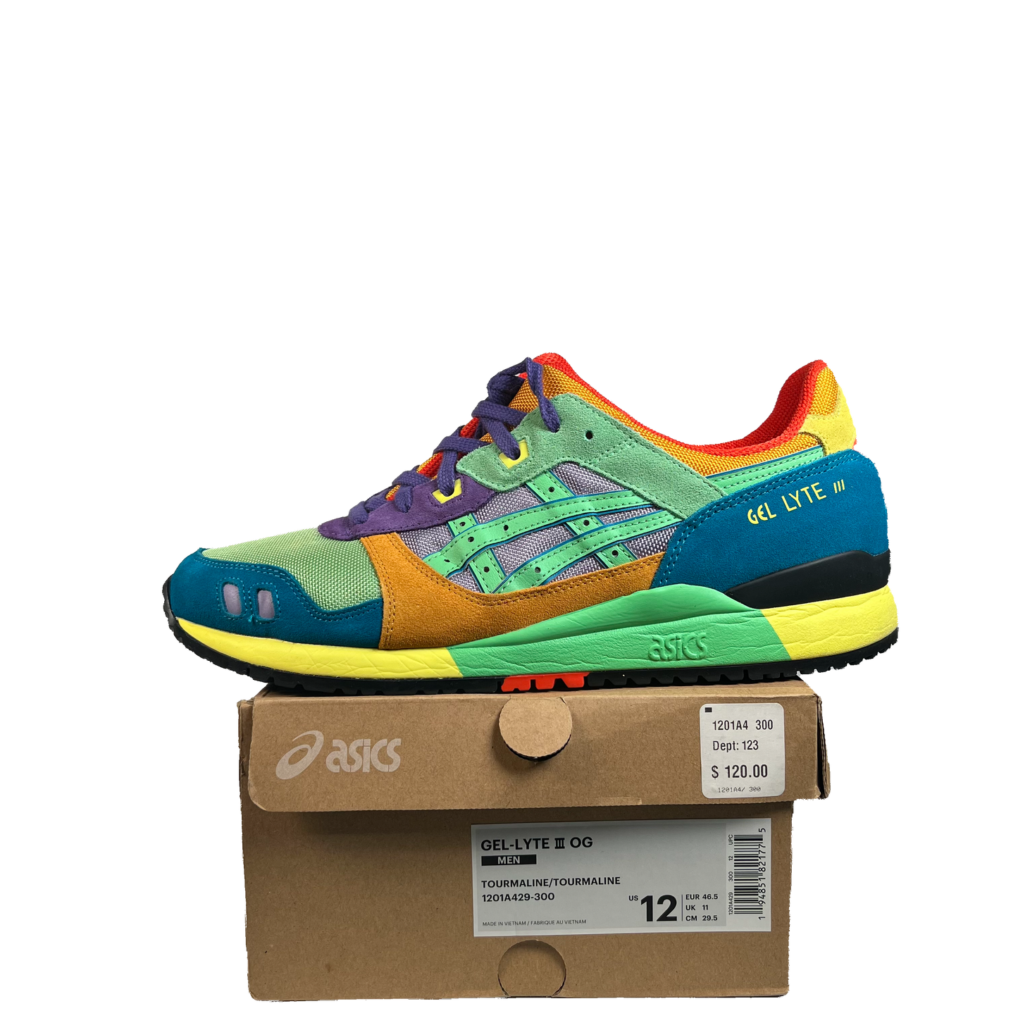 Asics Gel-Lyte III OG Day Lyte (2021) Size 12 USED s21163