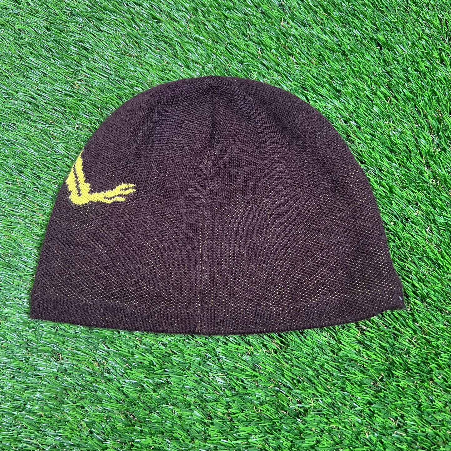 Arc'teryx Brown/Yellow Big Logo Beanie USED x14859