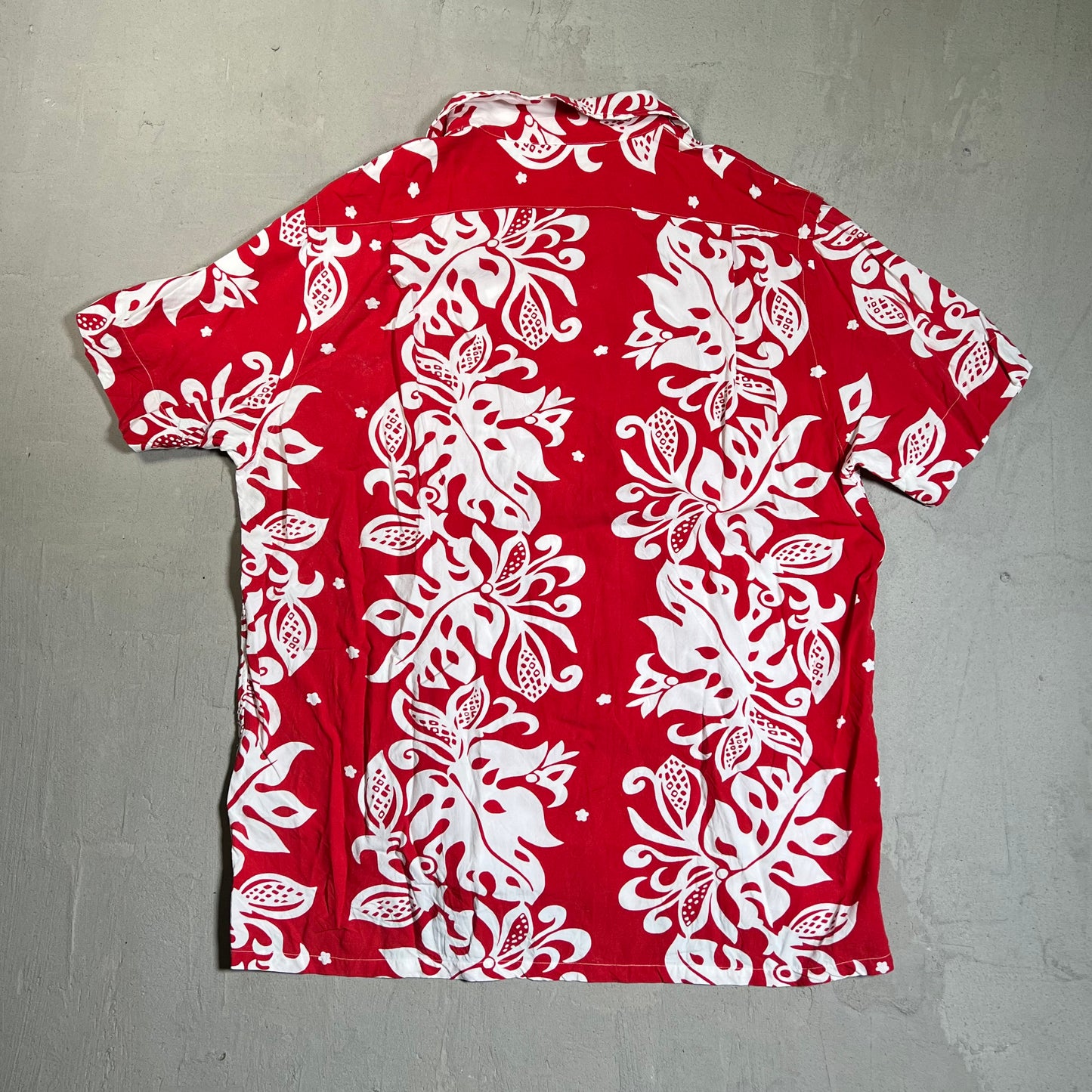 Y2K Polo Ralph Lauren Red/White Floral Button Up Shirt Size Medium USED v19591