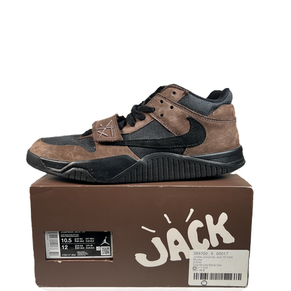Jordan Jumpman Jack Travis Scott Dark Mocha (2024) Size 10.5 USED s22979
