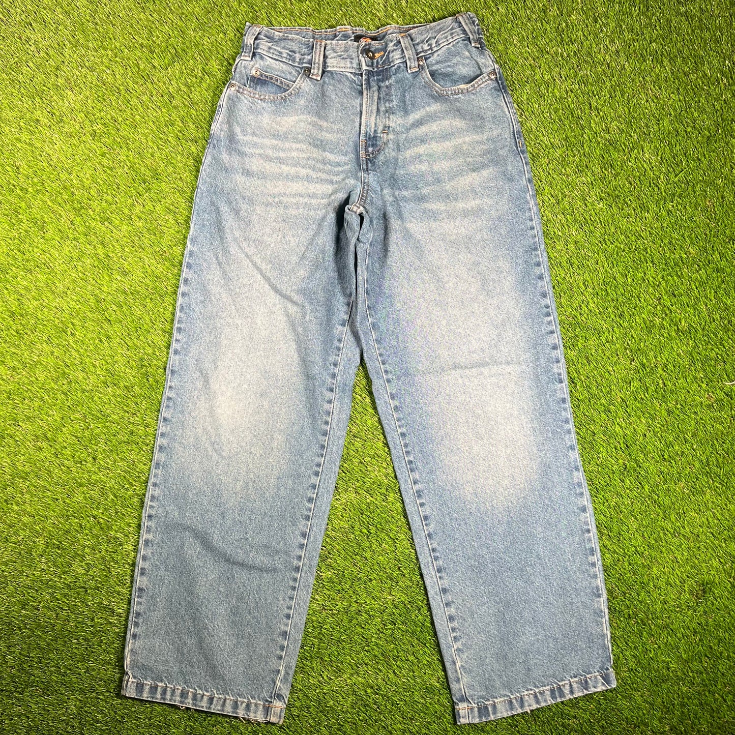 Dickies Wide Leg Blue Denim Jeans Size 30 USED v17994