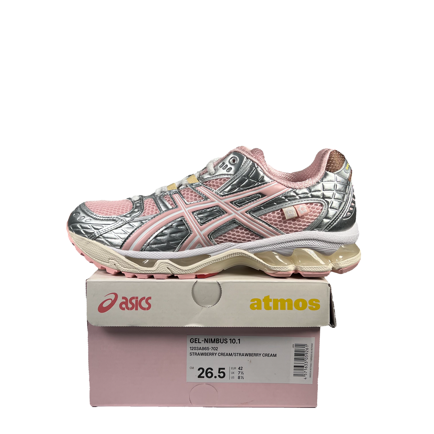 Asics Gel-Nimbus Vandy The Pink Atmos Banana Split Strawberry (2025) Size 8.5 NEW s19366