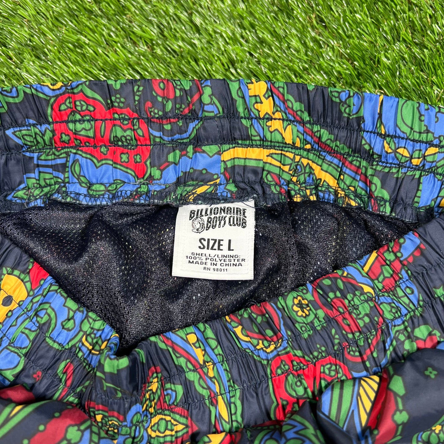 Billionaire Boys Club BBC Paisley Windbreaker Track Pants Size Large USED x14395