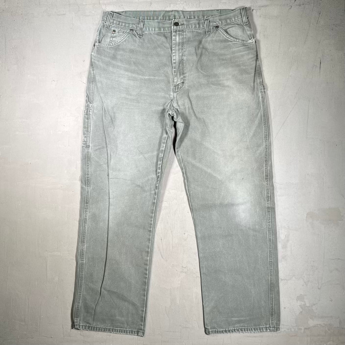 Y2K Dickies Workwear Green Canvas Pants Size 40x34 USED v20145