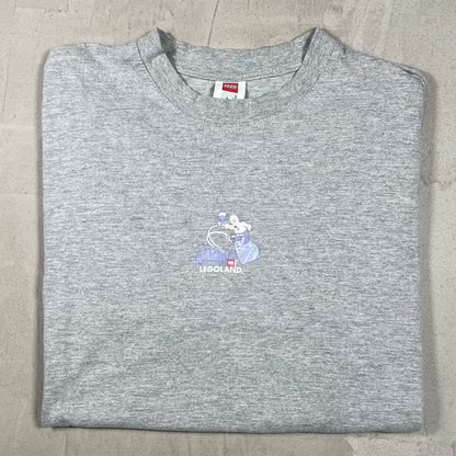 Y2K LegoLand Grey Tee Size Large USED v20313