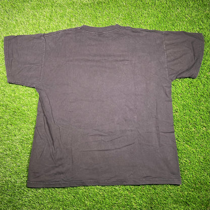1994 Huey Lewis Winterland Tag Black Tee Size XL USED v18695