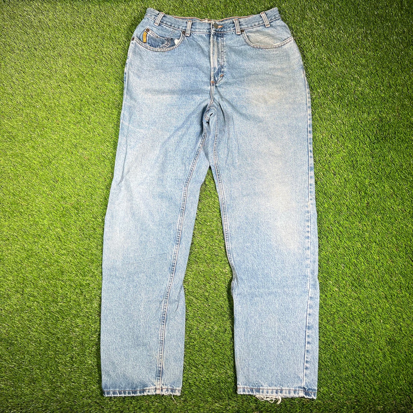 1990s Armani Exchange Blue Jeans Size 34x32 USED v17326