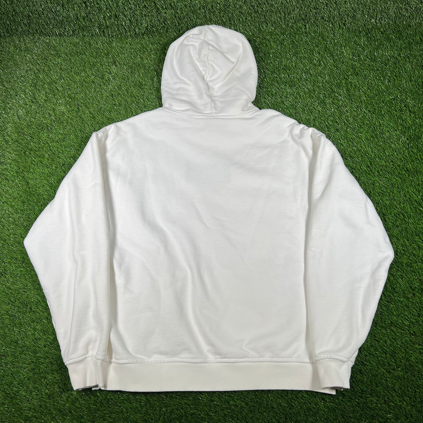Kith White Hebrew Script Hoodie (2021) Size Large USED x14741